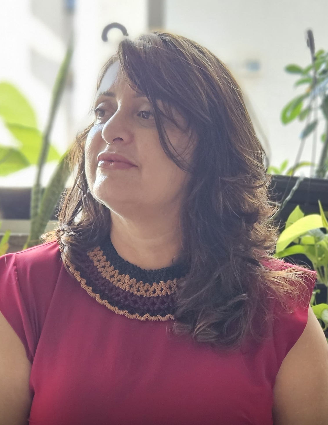 Foto da professora Angela Grillo